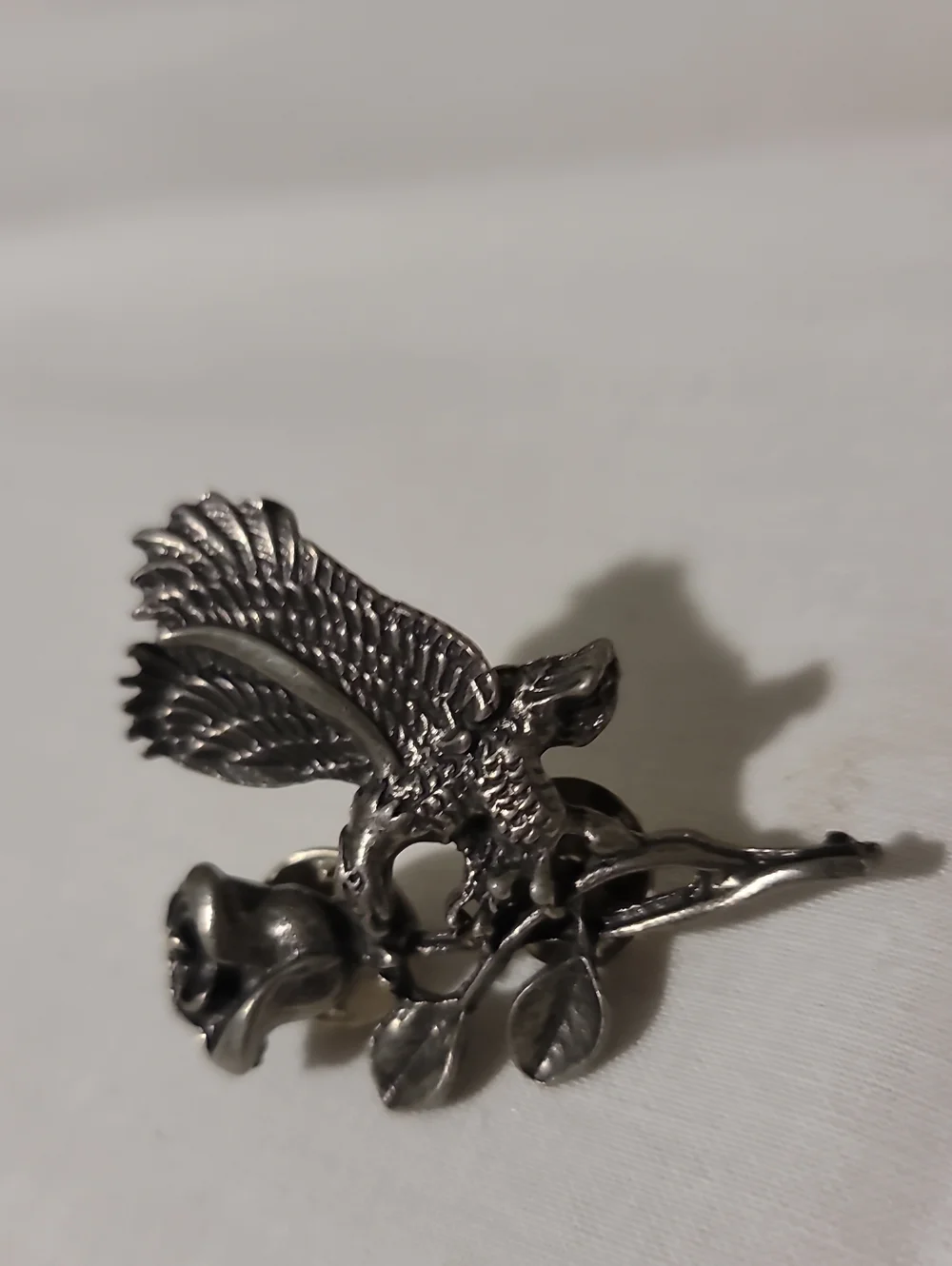 Unsigned pewter colored